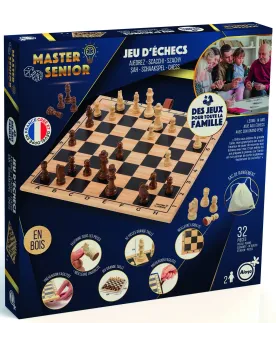 MASTER SENIOR JEU D'ECHECS  Adapté aux seniors : pièces de grande t...