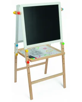 MON TABLEAU 4 SURFACES  1 face plexi, 1 blanche effaçable, 1 ardois...