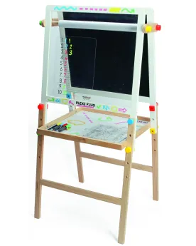 MON TABLEAU 4 SURFACES  1 face plexi, 1 blanche effaçable, 1 ardois...