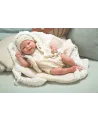 REBORN BEBE DIEGO 45CM + SAC PORTE BEBE  45 cm. Traits réalistes. C...