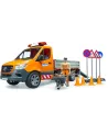 MERCEDES SPRINTER MUNICIPAL + ACC.  Avec 1 figurine, 4 panneaux, 4 ...