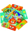 BO JUNGLE TAPIS D'EVEIL A BALLES  Avec 4 hochets à suspendre, 1 cou...