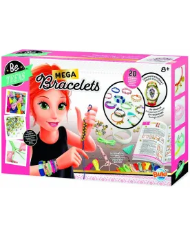 MEGA BRACELETS  Un coffret pour réaliser 20 bracelets différents. U...