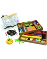 MALLETTE D'ACTIVITES  Contient : fils chenille, perles, papier, gom...