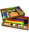 MALLETTE D'ACTIVITES  Contient : fils chenille, perles, papier, gom...