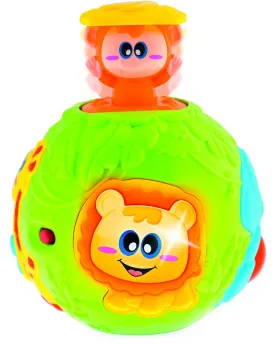 BALLE POP UP L/S  Cette balle d'activités cache plein de jeux et d'...