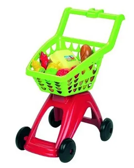 CHARIOT SUPERMARCHE GARNI   ECF1259 ECOIFFIER Âge Minimum: 18M -Âge...