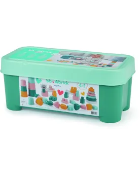 COFFRET BB ABRICK 4 EN 1  4 jeux pour éveiller bébé : pyramide d'an...