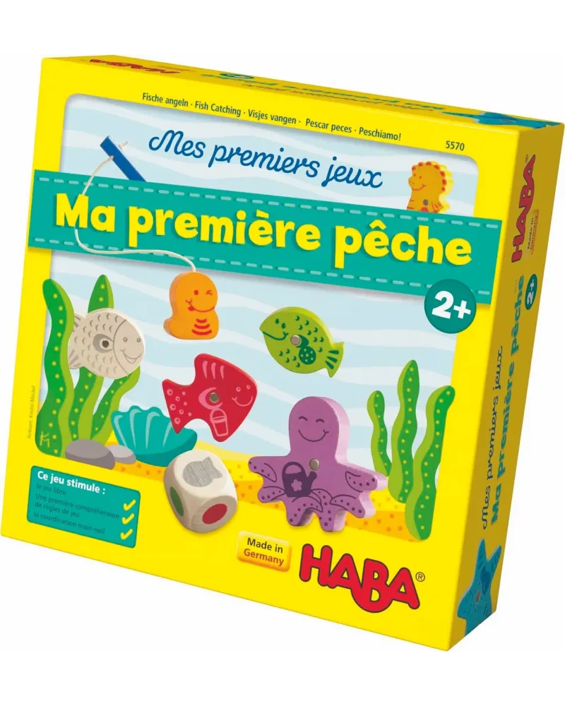 MES 1ERS JEUX MA PREMIERE PECHE  Lance le dé et pêche le poisson co...