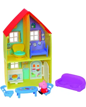 PEPPA PIG LA MAISON DE PEPPA  Inclus 6 accessoires dont un lit, une...