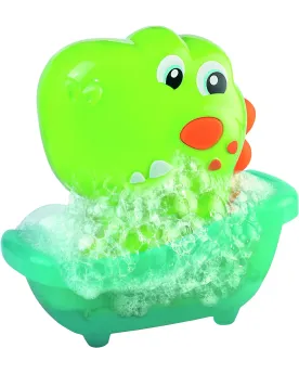 DINO FAIT DES BULLES DANS LE BAIN  Mets du savon et appuie sur le b...