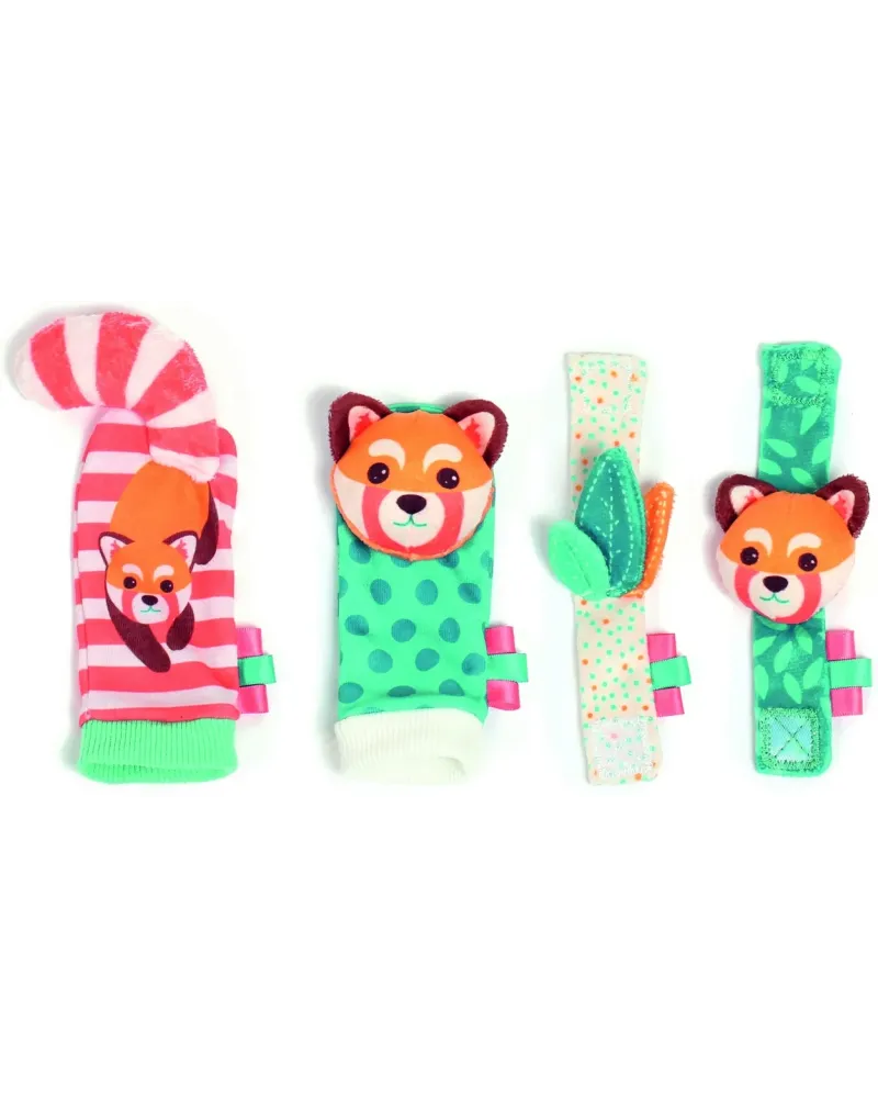HOCHET PIEDS ET MAINS  Des bracelets réglables et des chaussettes a...