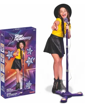 STAR ACADEMY MICRO/PIED  Avec effets lumineux et sonores sur la bas...
