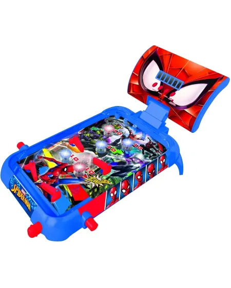 FLIPPER ELECTRONIQUE SPIDERMAN  Jouez seul ou défiez vos amis ! Tab...
