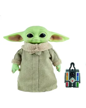 STAR WARS BEBE YODA INTERACTIF  28 cm, animé et sonore. MATGWD87 MA...