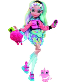 MONSTER HIGH LAGOONA  Articulée. Avec accessoires et son animal. Au...