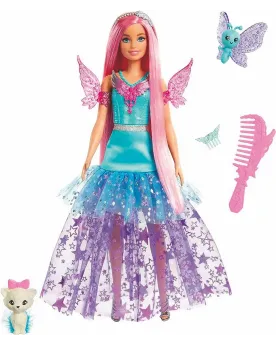 BARBIE MAGIC MALIBU  Longue chevelure de 18 cm à coiffer avec les a...