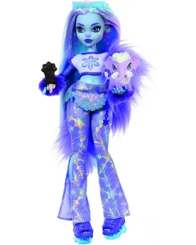 MONSTER HIGH ABBAY BOMINABLE  Articulé. Avec accessoires et son ani...