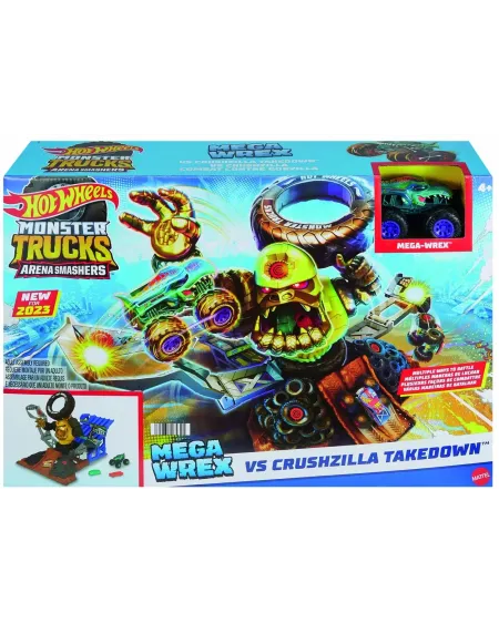 HOT WHEELS MONSTER TRUCK ARENA MEGA WREX Affronte un ennemi qui tou...