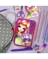 TROUSSE DE CRAYONS A 3 COMP. PETULIA  Contient : carnet d'activités...