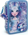 TROUSSE DE CRAYONS A 3 COMP. ICEANA  Contient : carnet d'activités,...