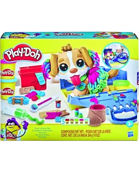 PLAY DOH VETERINAIRE Pour tamponner avec le stéthoscope, remplir le...