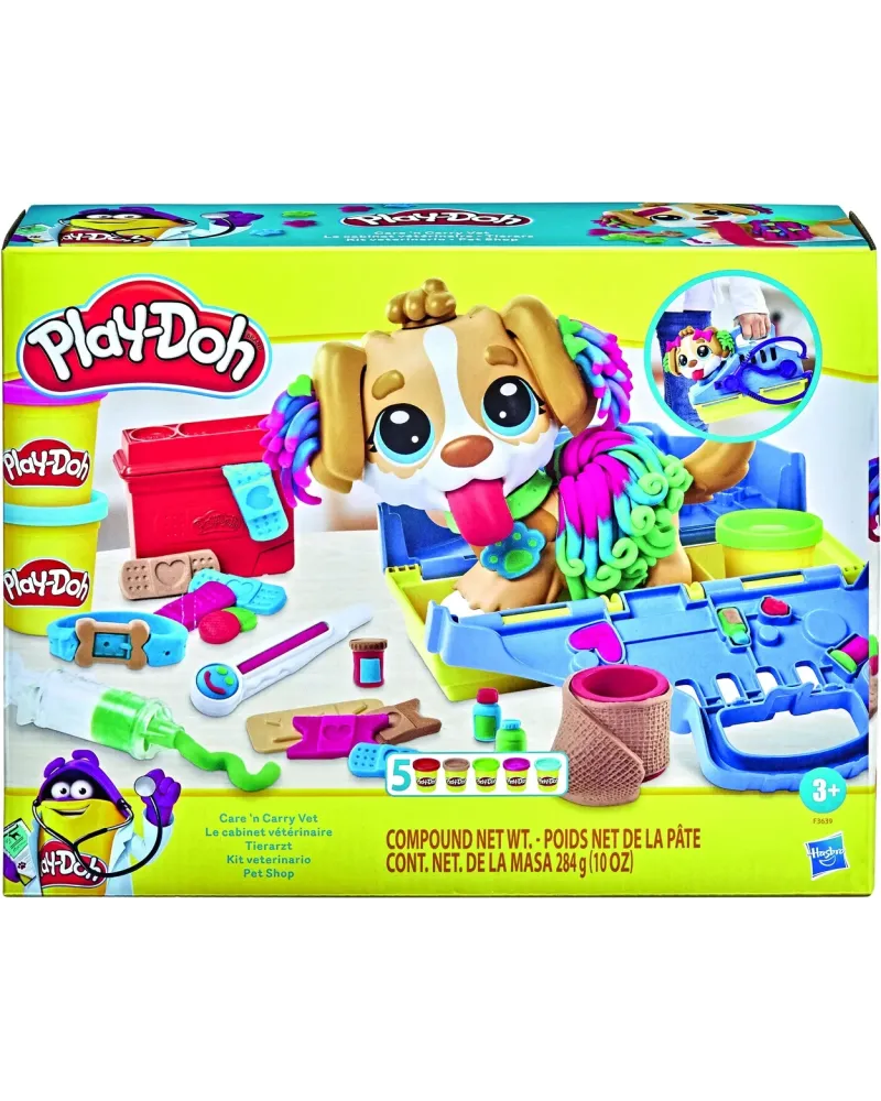 PLAY DOH VETERINAIRE Pour tamponner avec le stéthoscope, remplir le...