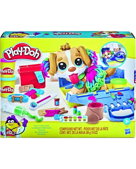 PLAY DOH VETERINAIRE Pour tamponner avec le stéthoscope, remplir le...