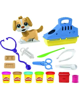 PLAY DOH VETERINAIRE Pour tamponner avec le stéthoscope, remplir le...