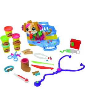 PLAY DOH VETERINAIRE Pour tamponner avec le stéthoscope, remplir le...