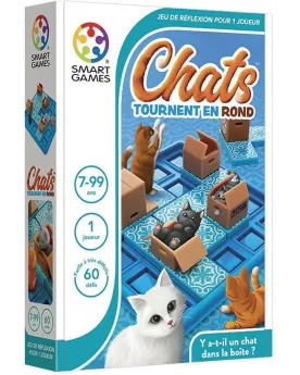CHATS TOURNENT EN ROND 60 DEFIS Déplace les pièces l'une après l'au...