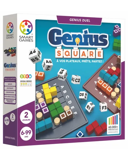 LE CARRE GENIUS 1/2 JOUEURS Seul ou en duel, complétez les espaces ...
