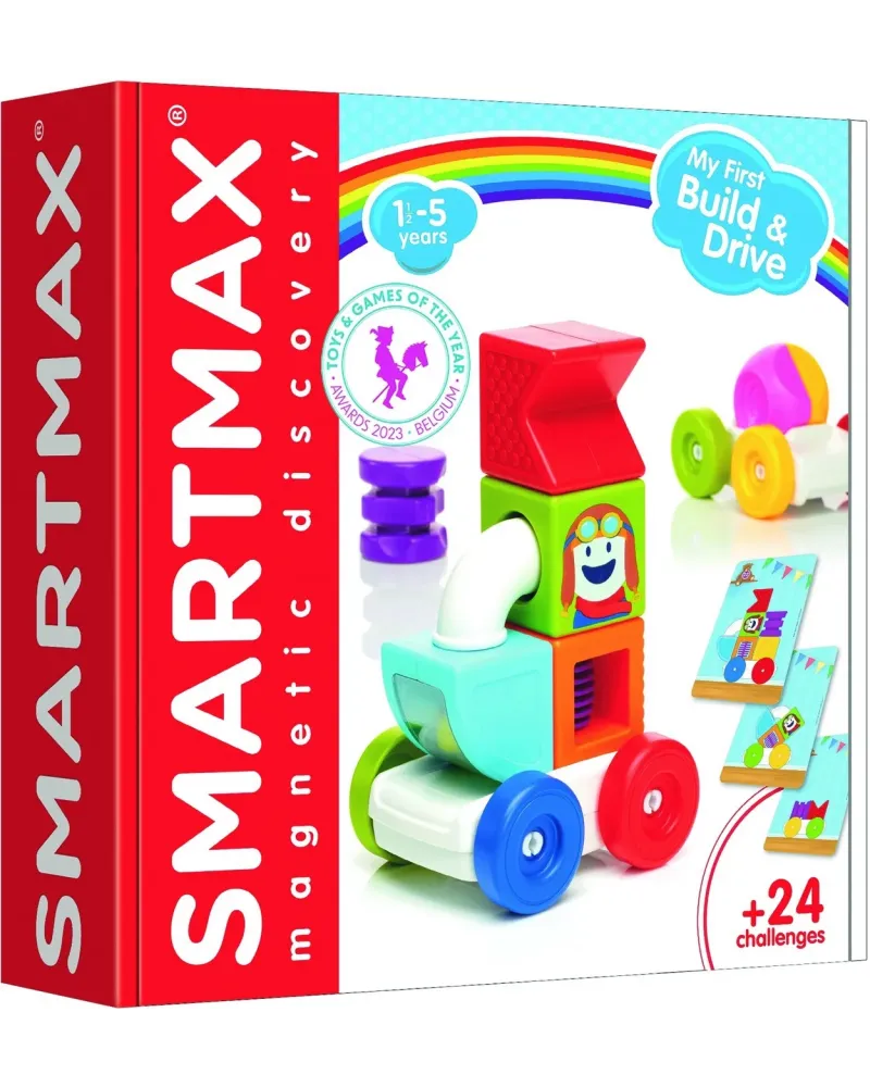 SMARTMAX MON PREMIER VEHICULE A CONSTRUI  2 en 1 qui laisse libre-c...