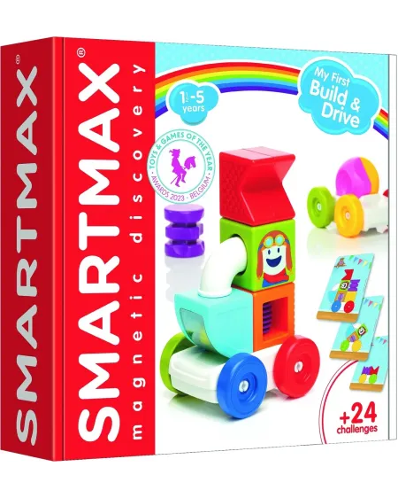 SMARTMAX MON PREMIER VEHICULE A CONSTRUI  2 en 1 qui laisse libre-c...