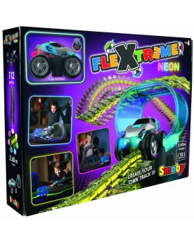 FLEXTREME NEON SET 2.60M  2 M 60. Le circuit s'éclaire et change de...