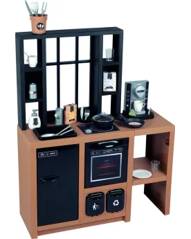 CUISINE LOFT  Avec plaques de cuisson, évier, four, frigo, machine ...