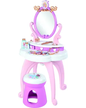 COIFFEUSE PRINCESSES + 10 ACC.  Sur pieds ou de table. Avec miroir ...