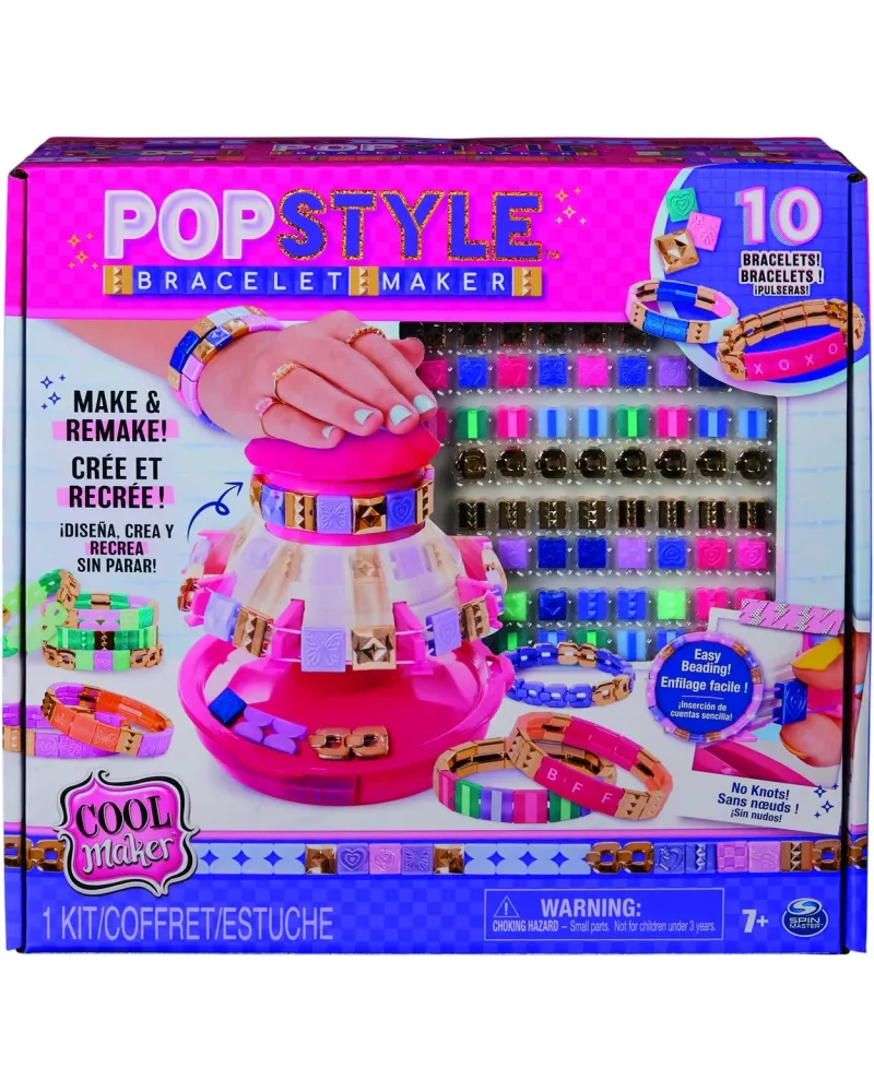 COOL MAKER MACHINE A BRACELETS  Des élastiques, des perles et des s...