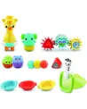 MAXI COFFRET DE BAIN MULTI ACTIVITES  17 éléments de jeu pour la ba...