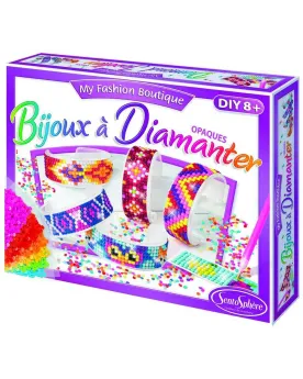 BIJOUX A DIAMENTER OPAQUES  6 bracelets à rehausser de motifs étinc...