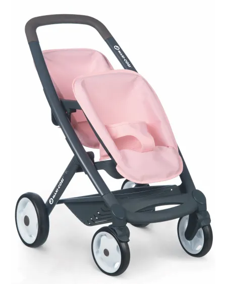 BABY NURSE POUSSETTE JUMEAUX MAXI COSI  Roues silencieuses multidir...