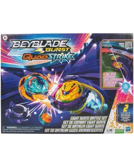 BEYBLADE QUAD STRIKE LIGHT SET DE COMBAT Technologie Beyblade QuadS...