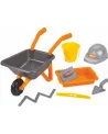 BROUETTE TP + ACC. MACON  1 brouette, 1 auge, 1 truelle, 1 taloche,...