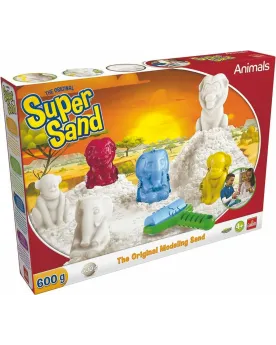 SUPER SAND ORIGINAL ANIMAUX  600 g de sable magique, 3 moules, 1 ba...
