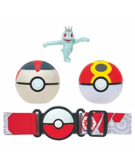 POKEMON CEINTURE 2 BOULES ET 1 FIGURINE  1 figurine incluse. BOT380...