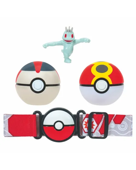 POKEMON CEINTURE 2 BOULES ET 1 FIGURINE  1 figurine incluse. BOT380...