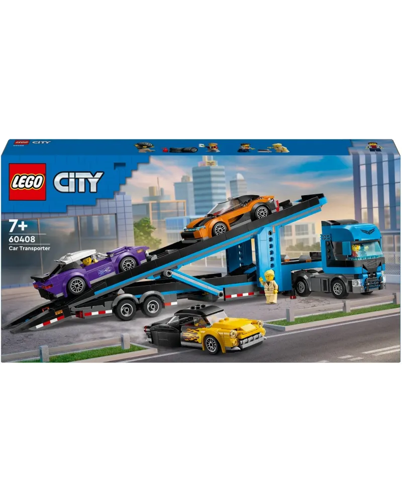 LE CAMION DE TRANSPORT DE VOITURES DE SP   LEG60408 LEGO Âge Minimu...