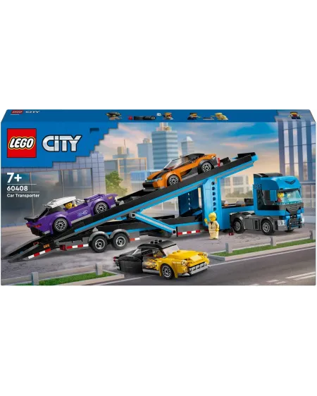 LE CAMION DE TRANSPORT DE VOITURES DE SP   LEG60408 LEGO Âge Minimu...