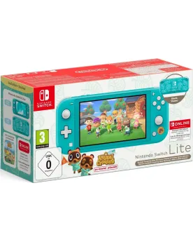 SWITCH CONSOLE LITE TURQUOISE+ACNH+12 M.   SWT10014333 NINTENDO SWI...