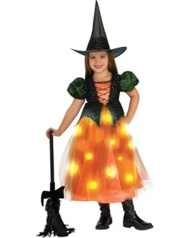 DEGUISEMENT LUMINEUX SORCIERE 3/4 ANS   RUB883153S RUBIE'S Âge Mini...